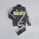 Manchester United x adidas Kids Essentials Tiberio 3-Stripes Tricot Tracksuit Grey
