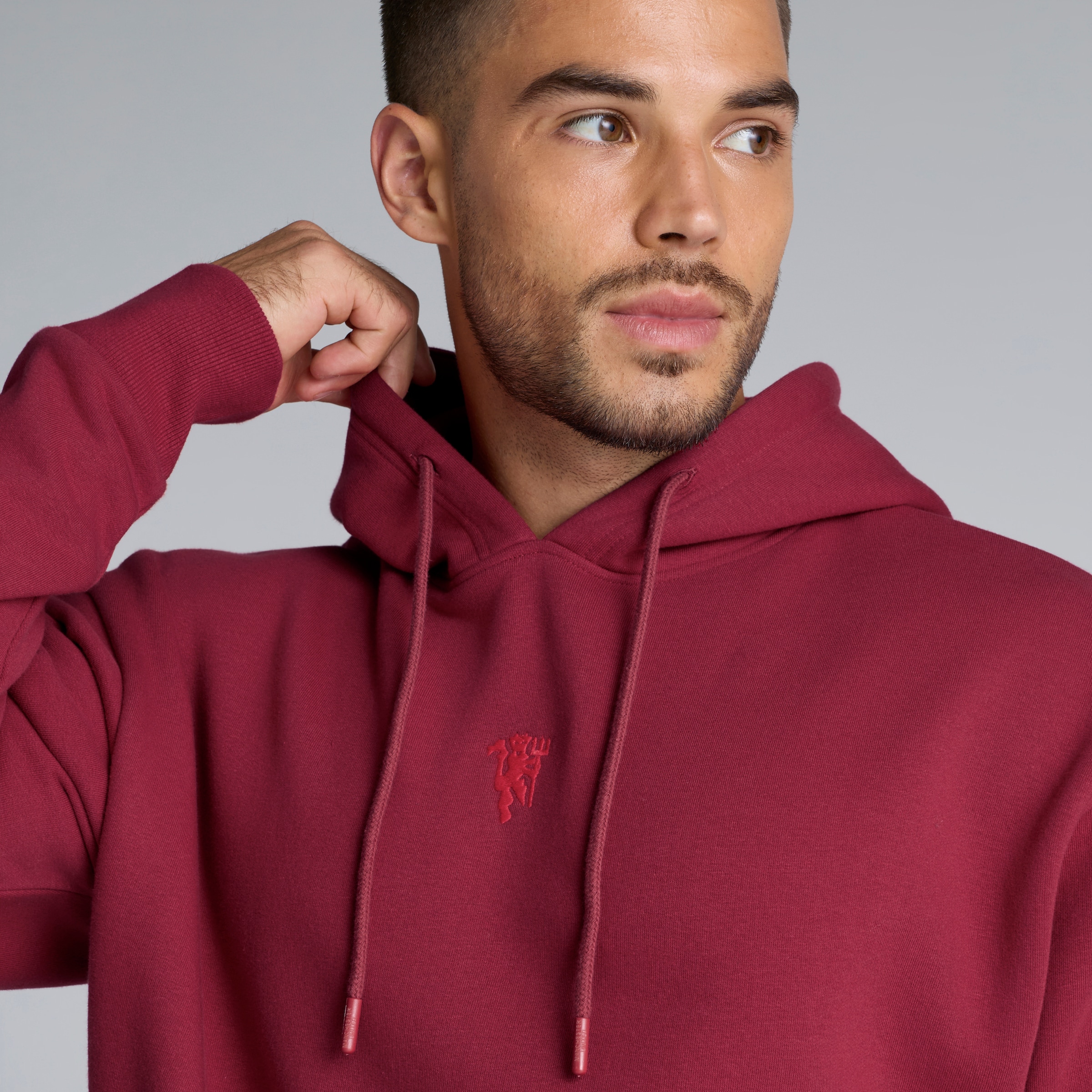Manchester United There's Nothing on Earth Like Being a Red Hoodie Red Rojo Detalle [4-5]