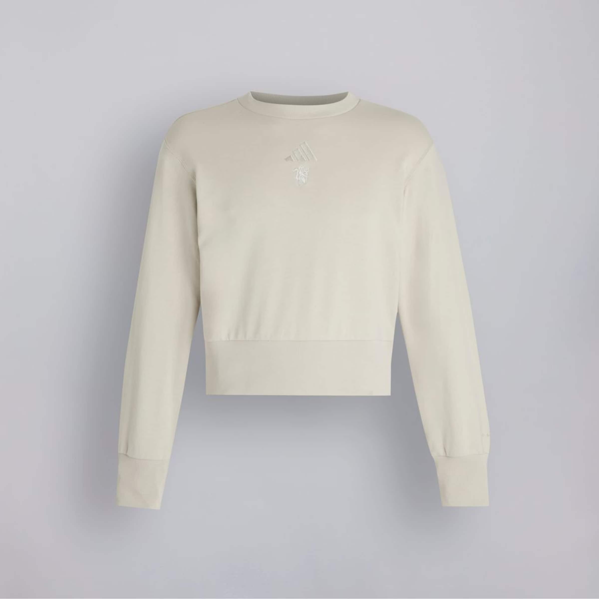 Manchester United x adidas Womens ALL SZN Regular Sweatshirt Beige Beige