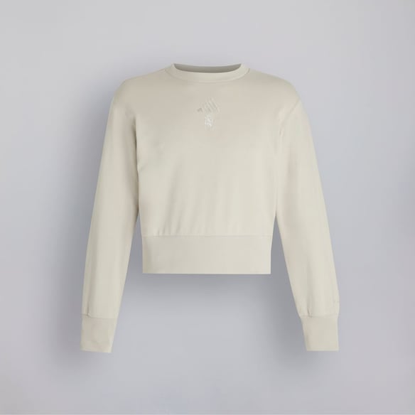 Manchester United x adidas Womens ALL SZN Regular Sweatshirt Beige Beige