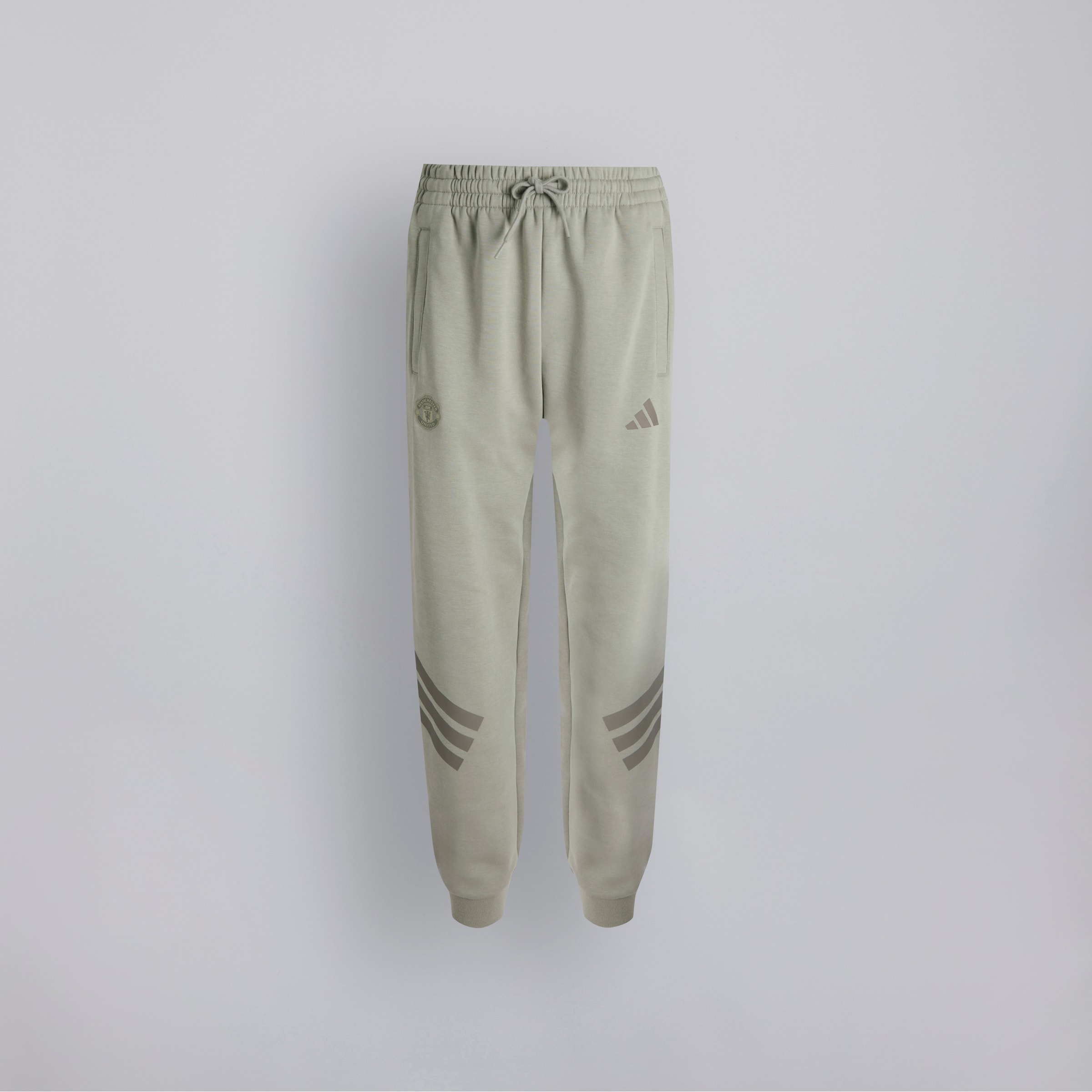 Manchester United x adidas Kids Future Icons Wide Leg Joggers Beige Beige