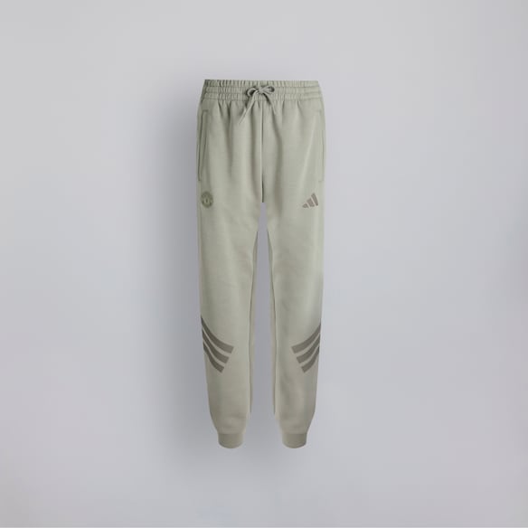 Manchester United x adidas Kids Future Icons Wide Leg Joggers Beige Beige