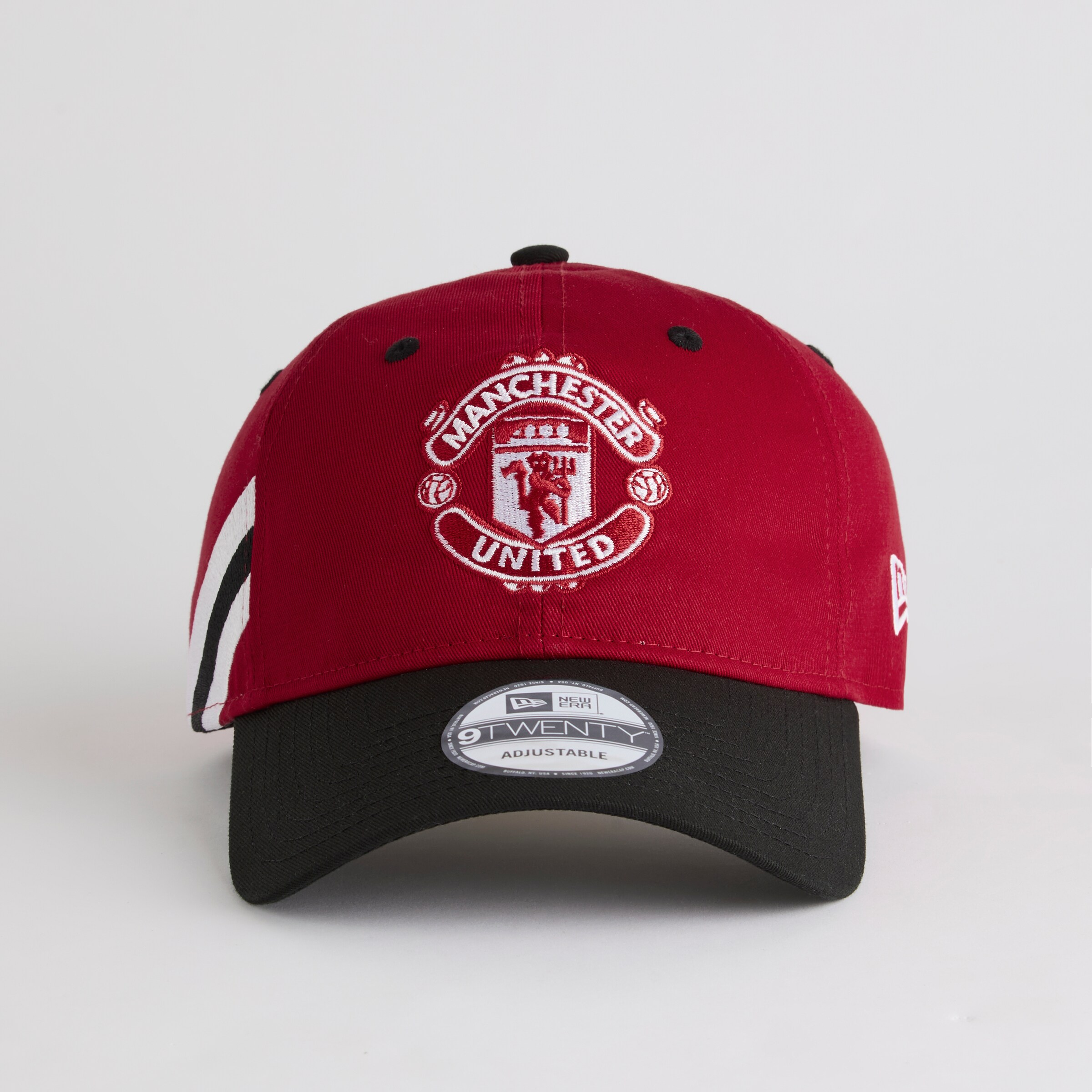 Manchester United x New Era Bar Stripe 9Twenty Cap Red 빨간색 세부 사항 [2-5]